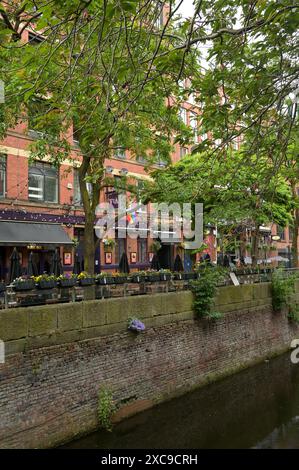 Manchester Gay Village Stock Photo