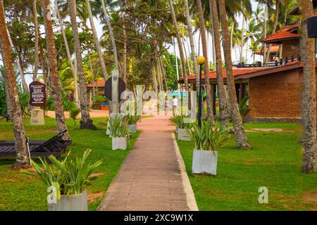 Kalutara,De Abrew Rd, Waskaduwa. 11.02. 2023 Sri Lanka. oceanfront ...