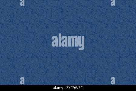Seamless navy blue washi paper pattern. Vector file has pattern registration in swatches. Stock Vector
