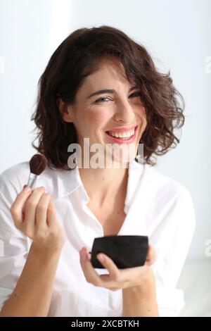 Young woman, make up Stock Photo