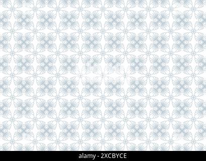 Ethnic floral seamless pattern background Stock Vector