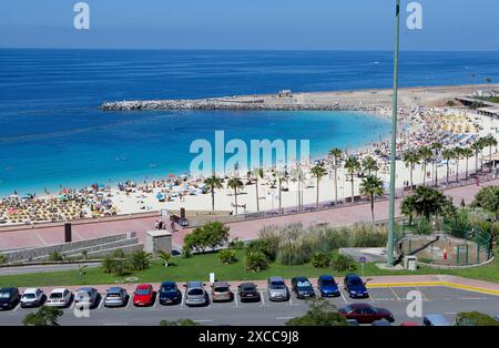 Playa de Amadores, Puerto Rico, Grand Canary, Canary Islands Stock Photo
