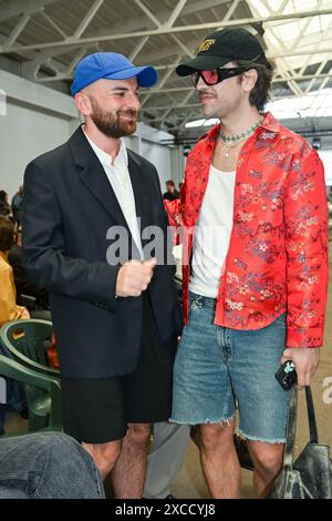 Milan, Italy. 16th June, 2024. Men's Fashion, Spring Summer 2025.- Magliano arrivals - Pictured: guest Credit: Independent Photo Agency/Alamy Live News Stock Photo