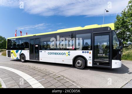 Connexxion VDL Citea LLE-120 bus in Den Oever, Netherlands Stock Photo