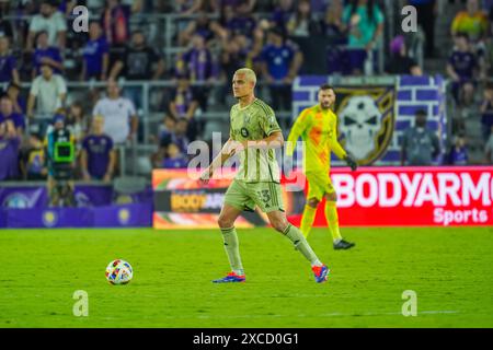 Orlando, Florida, USA, June 15, 2024, LA Galaxy player Aaron Long #33 at Inter&Co Stadium. (Photo Credit: Marty Jean-Louis/Alamy Live News Stock Photo