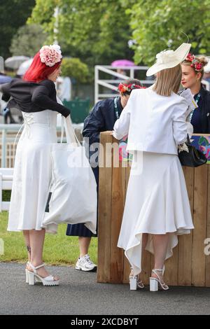 Paris, France. 16th June, 2024. Atmosphere during Prix de Diane Longines 2024 at Hippodrome de Chantilly on June 16, 2024 in Paris, France. Photo by Nasser Berzane/ABACAPRESS.COM Credit: Abaca Press/Alamy Live News Stock Photo