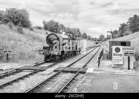 GWR 2900 'Saint' class No 299, Lady of Legend. 4-6-0 steam locomotive completed 2019 largely constructed at Didcot railway centre. Stock Photo