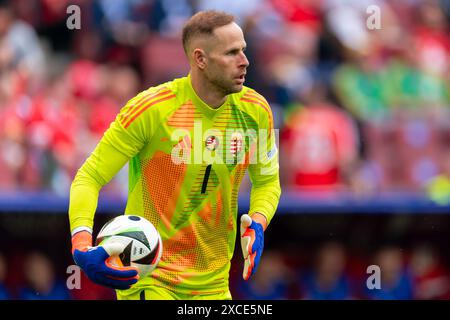 COLOGNE, GERMANY - JUNE 15: Peter Gulasci of Hungary during the Group A - UEFA EURO 2024 match between Hungary and Switzerland at Cologne Stadium on June 15, 2024 in Cologne, Germany. (Photo by Joris Verwijst/BSR Agency) Stock Photo