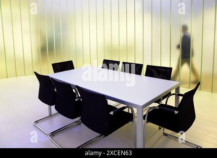 Executives. Meeting room. Office building. Technology Park. Zamudio. Bizkaia. Basque Country. Spain. Stock Photo