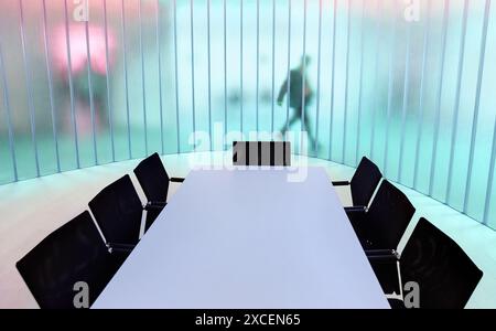 Executives. Meeting room. Office building. Technology Park. Zamudio. Bizkaia. Basque Country. Spain. Stock Photo