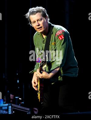 Jason White of Green Day performs live in concert during the IDays Festival 2024 in Milano, Italy, on June 16, 2024 Stock Photo