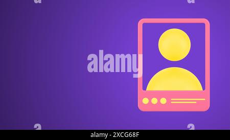 Video call talking remotely meetup distance communication tablet smartphone digital screen 3d icon vector illustration. Internet connection app friend Stock Vector