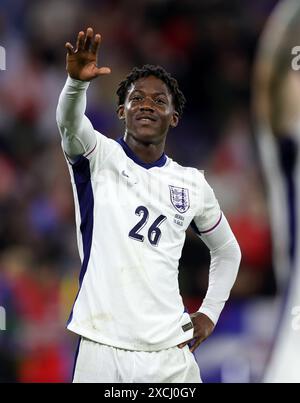 GELSENKIRCHEN, GERMANY - JUNE 16: Kobbie Mainoo during the UEFA EURO ...