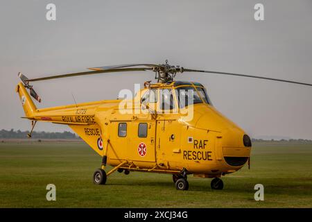 Westland Whirlwind HAR Mk10 XJ729 helicopter, Duxford Airfield, Cambridgeshire, UK Stock Photo