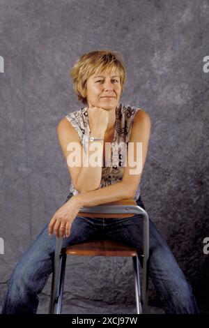 Annie LEMOINE - Date : 20030601 ©John Foley/Opale.photo Stock Photo