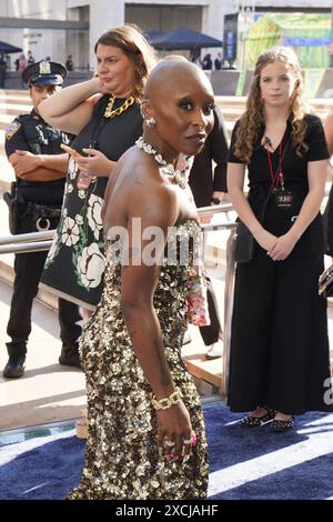 Ny. 16th June, 2024. Cynthia Erivo at arrivals for The 77th Annual Tony ...