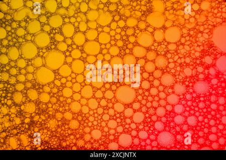 Abstract background with colorful bubbles. Stock Photo