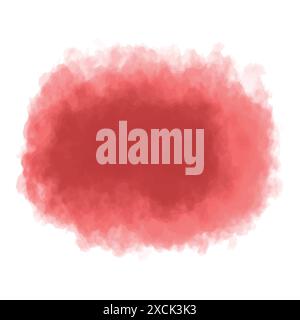 Abstract red splash watercolor background Stock Vector