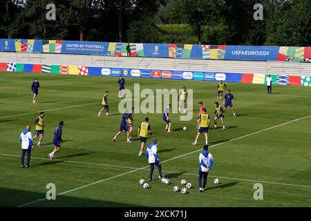 Hemberg Stadion, Germany. 17th June, 2024. Training session of the italian team at the Euro 2024 football european championships at Hemberg-Stadion in Iserlohn (Germany), June 17th, 2024. Credit: Insidefoto di andrea staccioli/Alamy Live News Stock Photo