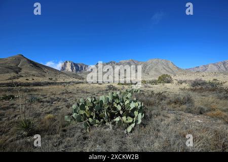 El Capitan - Guadalupe Mountains National Park, Texas Stock Photo