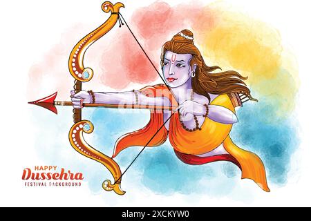 Shree Ram Ravan Vector Vector illustration of lord Ram and Ravan silhouette on transparent ...