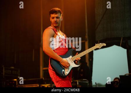 Caity Baser  performs at live at leeds festival uk 25th may 2024. Stock Photo