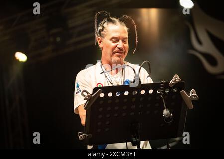 Mr. Bungle in concerto al Circolo Magnolia di Milano. Foto di Davide Merli Stock Photo