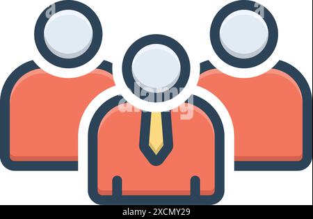 Icon for somebody,someone Stock Vector