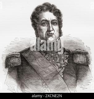 Louis Philippe I, 1773 –  1850, nicknamed the Citizen King.  King of the French, penultimate monarch of France.  From Cassell's Illustrated History of England. Stock Photo