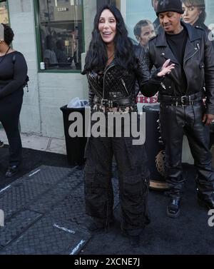 Los Angeles, USA. 17th June, 2024. Cher arrives at THE BIKERIDERS Los Angeles Premiere held at the TCL Chinese Theatre in Hollywood, CA on Monday, ?June 17, 2024. (Photo By Sthanlee B. Mirador/Sipa USA) Credit: Sipa USA/Alamy Live News Stock Photo