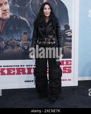 Los Angeles, USA. 17th June, 2024. Cher arrives at THE BIKERIDERS Los Angeles Premiere held at the TCL Chinese Theatre in Hollywood, CA on Monday, ?June 17, 2024. (Photo By Sthanlee B. Mirador/Sipa USA) Credit: Sipa USA/Alamy Live News Stock Photo