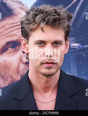 HOLLYWOOD, LOS ANGELES, CALIFORNIA, USA - JUNE 17: Austin Butler arrives at the Los Angeles Premiere Of Focus Features' 'The Bikeriders' held at the TCL Chinese Theatre IMAX on June 17, 2024 in Hollywood, Los Angeles, California, United States. (Photo by Xavier Collin/Image Press Agency) Stock Photo