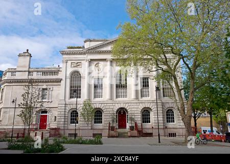 Old Sessions House building exterior Clerkenwell Green Islington London England UK   KATHY DEWITT Stock Photo