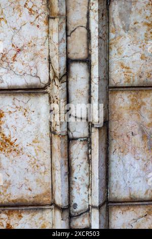 Old marble wall. Stock Photo