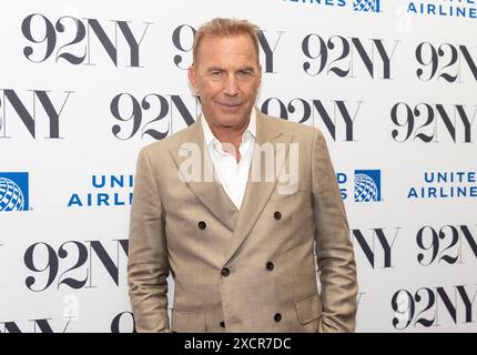 June 17, 2024, New York, New York, United States: Kevin Costner attends 'Horizon: An American Saga, Chapter I' Screening and Conversation' at 92nd Street Y in New York (Credit Image: © Lev Radin/Pacific Press via ZUMA Press Wire) EDITORIAL USAGE ONLY! Not for Commercial USAGE! Stock Photo