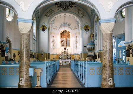 The Blue Church (Church of St. Elizabeth,) Bratislava, Slovakia Stock Photo