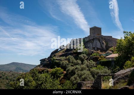 Sortelha Castle, Historic village near Covilha, Portugal Stock Photo ...