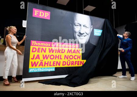 FDP THÜRINGEN AUFTAKT LANDTAGSWAHLKAMPF 18/06/2024 - Weimar: Thomas L ...