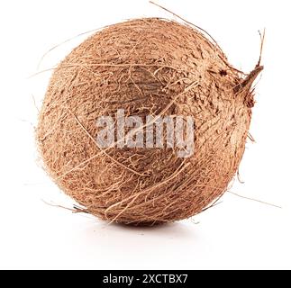coconut isolated on the white background. Clipping path. Stock Photo