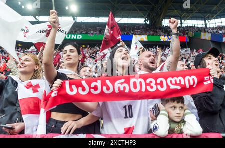 BVB Stadion Dortmund, Dortmund, Germany. 18th June, 2024. Euro 2024 Group F Football, Turkey versus Georgia; Georgia fans Credit: Action Plus Sports/Alamy Live News Stock Photo