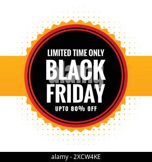 Modern black friday sale poster background Stock Vector
