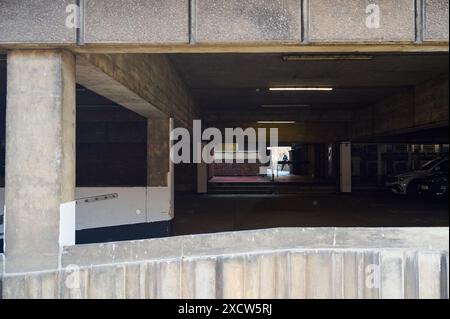 31 may 2024 - chester uk :view inside a multi storey car park Stock Photo