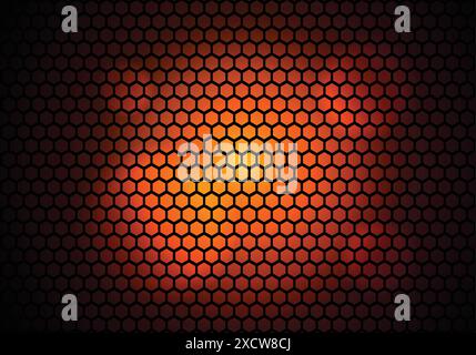 Modern hexagonal pattern technology colorful background Stock Vector