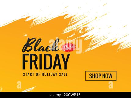 Abstract black friday sale card background Stock Vector