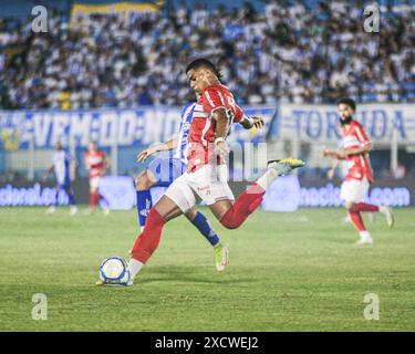 Belem, Brazil. 18th June, 2024. PA - BELEM - 06/18/2024 - BRASILEIRO B 2024, PAYSANDU x CRB - Darlisson CRB player during a match against Paysandu at Curuzu stadium for the Brazilian B 2024 championship. Photo: Marcos Junior/AGIF Credit: AGIF/Alamy Live News Stock Photo