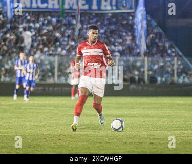 Belem, Brazil. 18th June, 2024. PA - BELEM - 06/18/2024 - BRASILEIRO B 2024, PAYSANDU x CRB - Darlisson CRB player during a match against Paysandu at Curuzu stadium for the Brazilian B 2024 championship. Photo: Marcos Junior/AGIF Credit: AGIF/Alamy Live News Stock Photo