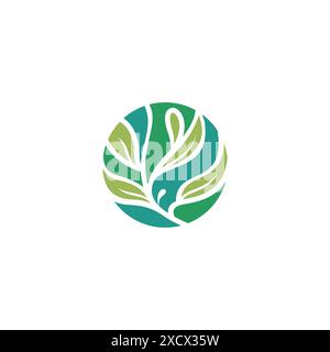 Nature Leaf Logo Design. Eco Icon vector. Green Leaf Vector Stock Vector