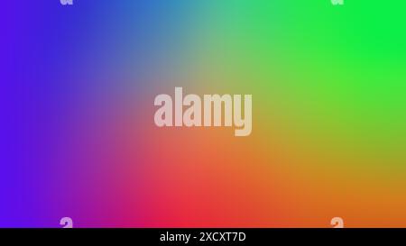 Bright rainbow gradient background. Various diagonal strip spots, blurred Stock Photo
