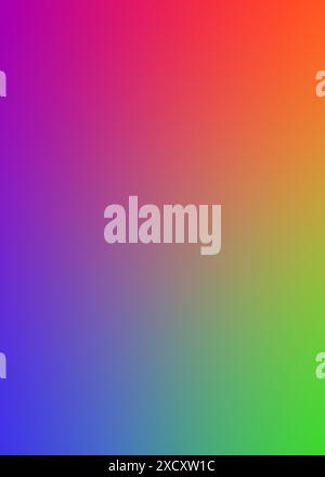 Bright rainbow gradient background. Blue, green, orange and pink colors Stock Photo