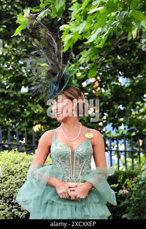 Racegoer Tamara Holmgren On Day Three Of Royal Ascot At Ascot racegoer-tamara-holmgren-on-day-three-of-royal-ascot-at-ascot